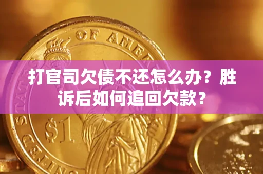 北京打官司欠债不还怎么办？胜诉后如何追回欠款？