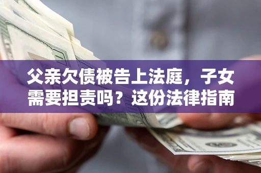 北京父亲欠债被告上法庭，子女需要担责吗？这份法律指南必须看完