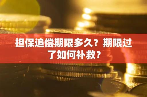 北京担保追偿期限多久？期限过了如何补救？