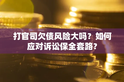 北京打官司欠债风险大吗？如何应对诉讼保全套路？