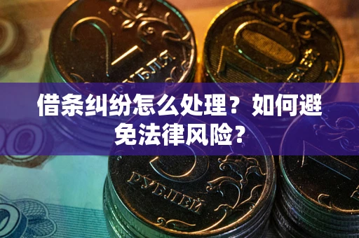 北京借条纠纷怎么处理？如何避免法律风险？